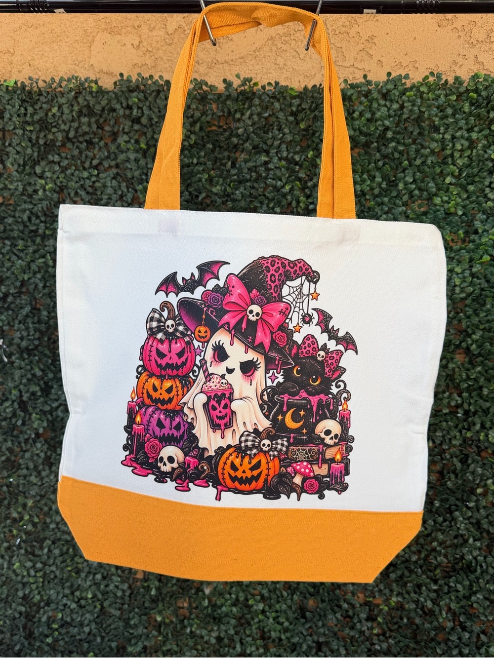 Spooky Cute Halloween Canvas Tote Bag